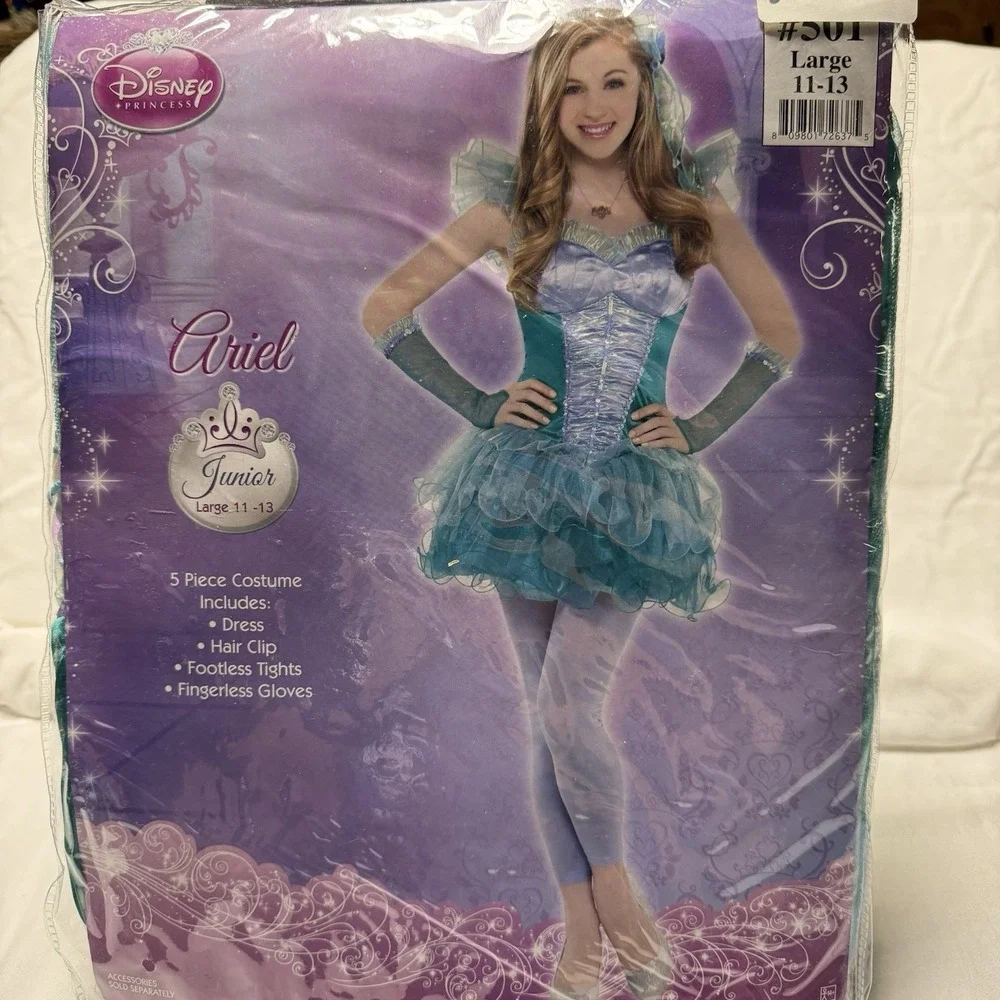 Disney Princess Ariel Costume Junior Size 11-13